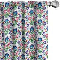 Abakuhaus – Gordijnen – 2-delige set microvezel 75x225 cm – Meerdere kleuren