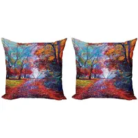 Abakuhaus Kussenhoes 2x60x60 cm – Dubbelzijdig bedrukt – Microvezel – Scharlakenrood