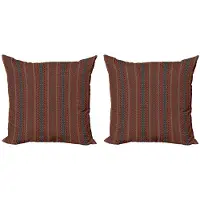 Abakuhaus Kussenhoes 2x40x40 – Dubbelzijdig bedrukt, Multicolor, Rits