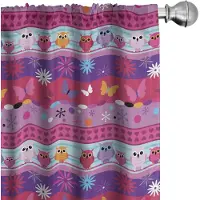Abakuhaus – Uil gordijnen – 2-delig set 75x225 cm – multicolor