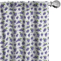 Abakuhaus Weinberg Gordijnen – 2x75x245 cm – Paars Groen