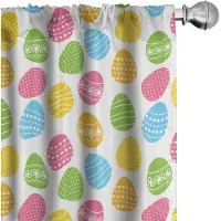 Abakuhaus Gordijnen – 2x75x245 cm – Veelkleurig, microvezel