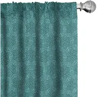 Abakuhaus – Voorhangen 2x75x245 cm – Mikrofaser – Petrolblauw