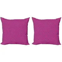 Abakuhaus Magenta Kussenhoes Set – 2×60×60 cm – Dubbelzijdig