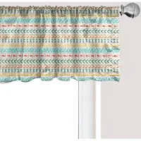 Abakuhaus Gestreept raamvalletje, gordijnvalletje voor keuken en slaapkamer met tunnelzoom, 137 cm x 30 cm, meerkleurig