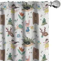 Abakuhaus Voorhangen – 2x75x225 cm – Multicolor Mikrofaser