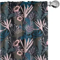 Abakuhaus – 2x Gordijnen 75×245 cm – Microvezel – Multicolor – Halverduisterend