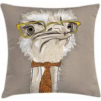 Abakuhaus Indie Kussenhoes – 40x40 cm – Tweezijdig bedrukt, wasbaar, multikleurig