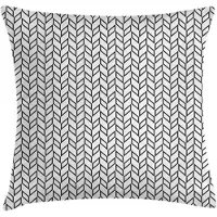 Abakuhaus Visgraat-kussenhoes – Dubbelzijdig bedrukt – 40x40 cm