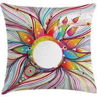 Abakuhaus Abstracte Kussenhoes – Bedrukt aan beide zijden – 50x50 cm – Multicolor