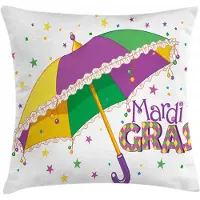 Abakuhaus Carnaval-kussenhoes – Kussenhoes – Dubbelzijdig bedrukt, rits, multicolor, 40x40 cm