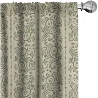 Abakuhaus – Flora-damast Rokoko gordijnen – 2x75x245 cm – microvezel