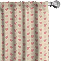Abakuhaus Romantische gordijnen – 2x75x225 cm – microvezel – halfdonkerend