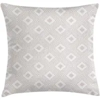 Abakuhaus – Kussenhoes 60x60 cm – Dubbelzijdig bedrukt – Roze en Wit