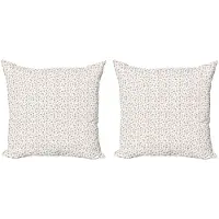 Abakuhaus Kussenhoes – 50x50 cm – Dubbelzijdig bedrukt – Lichtroze en groen