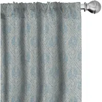 Abakuhaus Blauw-Beige Gordijnen – 2x75x225 cm – Microfiber, Halfdonker