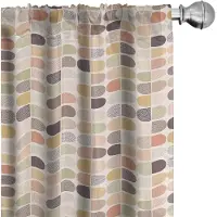 Abakuhaus Voorhangen – 2x75x225 cm – Mikrofaser – lichte zalmkleur
