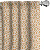 Abakuhaus Geometrische Gordijnen – 2x75x245 cm – Microvezel – Halfdonker