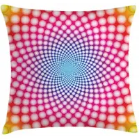 Abakuhaus Psychedelische Kussenhoes – 45x45 cm – Bedrukt op beide zijden – Multicolor