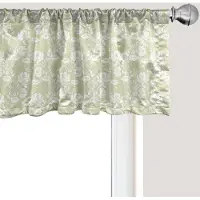 Abakuhaus Vintage Raamvalletje, Gordijnvalletje voor Keuken en Slaapkamer met Tunnelzoom, 137 cm x 45 cm, Licht kaki wit
