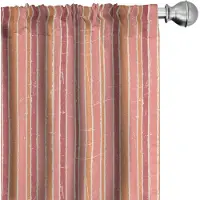 Abakuhaus Grunge gordijnen – 2x75x225 cm – microvezel – zalmkleur