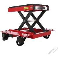 Happiq Motorlift 550kg - Motorfiets Schaarlift voor Garage - Rood