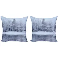 Abakuhaus Kussenhoes – 2x60x60 cm – Dubbelzijdige Digitaldruk – Wit