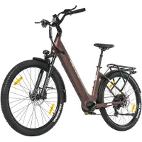 TTGO Z3 Elektrische Fiets - 250W Motor - 48V15Ah Accu - 27.5 Inch Banden - Max Snelheid 25km/u - Max Bereik 110-120km - Shimano 7 Versnellingen - Bruin