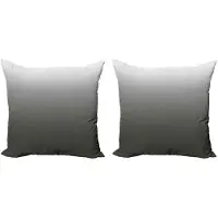 Abakuhaus Ombre Kussenhoes Set (2x) – 40x40 cm – Dubbelzijdig digitaaldruk – Donkergroen