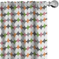 Abakuhaus Abstrakt Voorhangen – 2x75x175 cm – Microvezel – Halfdonkerend – Meerkleurig