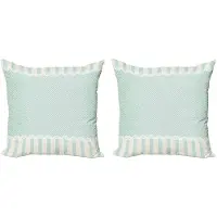 Abakuhaus Shabby Flora Kussenhoezen – 2x50x50 cm – Dubbelzijdig bedrukt – Met rits