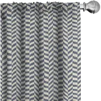 Abakuhaus Gordijnen – Grunge Zigzag, 2x75x245 cm – microvezel