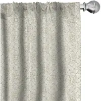 Abakuhaus Voorhangset 2-delige – Paisley-print – 75x225 cm – Grijs/Geel