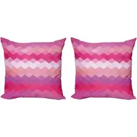 Abakuhaus Felroze decoratieve kussenhoes – 2x60x60 cm – Dubbelzijdig bedrukt