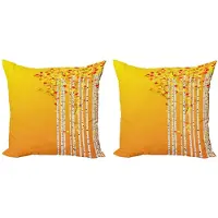Abakuhaus Bos Kussenhoes Set – 2x40x40 cm – Dubbelzijdig bedrukt – Multicolor