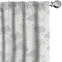 Abakuhaus Wolkengordijnen – Dromerige hemel, 2x75x175 cm, Microvezel