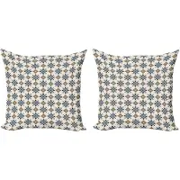 Abakuhaus – Paisley decoratiekussenhoes 2-delige set – 40 × 40 cm – dubbelzijdig