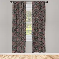 Abakuhaus Oosterse raamgordijnen – Paisley – 2-panelen 75x175 cm – Meerkleurig