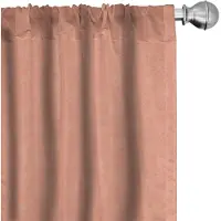 Abakuhaus Perzikkleurige gordijnen – 2x75x225 cm – microvezel – halfdonkerende