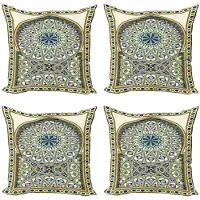Abakuhaus Turks patroon kussenhoesenset – 4x 50x50 cm – dubbelzijdig digitaal bedrukt – microvezel