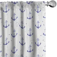 Abakuhaus – Anker Gordijnen Aquarelle Meer – 2x75x245 cm – Microvezel – Halverduisterend