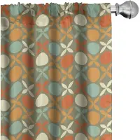 Abakuhaus Gordijnen – 2x75x175 cm – Mikrofiber – Meerkleurig – Halverduisterend