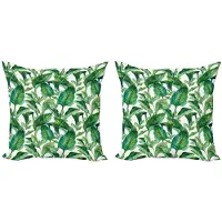 Abakuhaus – Kussenhoes 2x45x45 cm – Dubbelsidige digitale print – Jadegroen