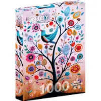 Enjoy Puzzle May the Bluebird of Happiness Fly Into Your Tree Puzzel (1000 stukjes)