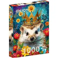 Enjoy Puzzle Crowned Hedgehog Puzzel (1000 stukjes)