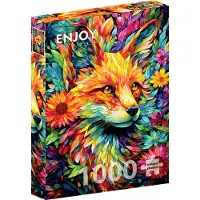 Enjoy Puzzle Flower Garden Fox Puzzel (1000 stukjes)