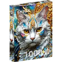 Enjoy Puzzle Jeweled Cat Puzzel (1000 stukjes)