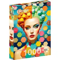 Enjoy Puzzle Hexa Portrait Puzzel (1000 stukjes)