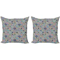 Abakuhaus Kussenhoes Set – 2x45x45 cm – Dubbelzijdig Bedrukt – Multicolor