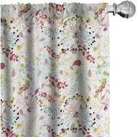 Abakuhaus Bloemen gordijnen – 2x75x175 cm – Mikrofaser